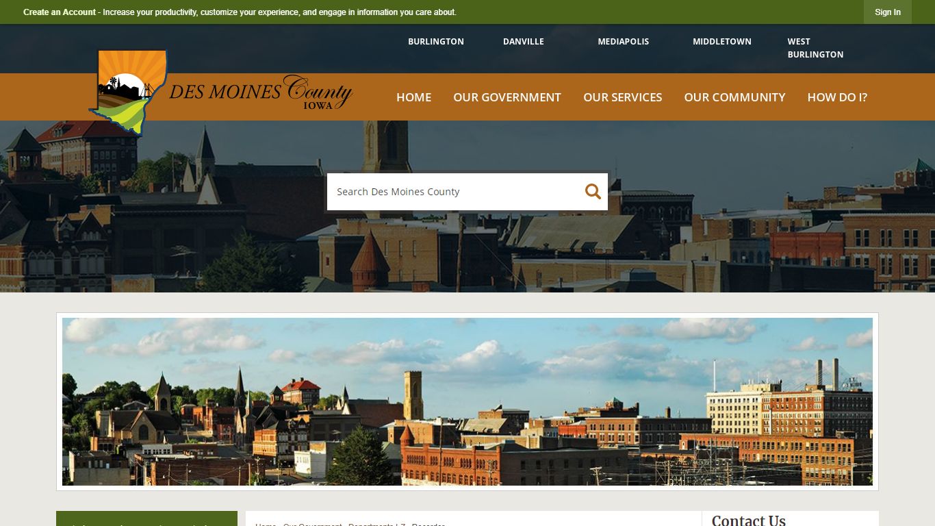 Recorder | Des Moines County, IA - Official Website